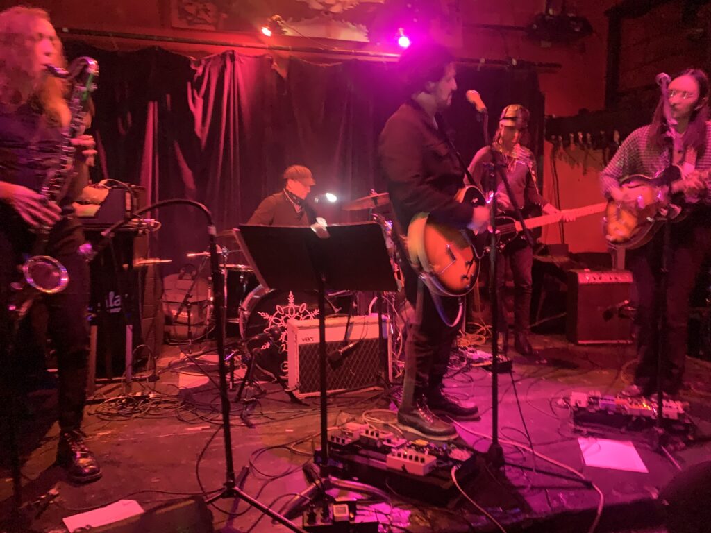 Sun Atoms, a band from Portland, Oregon, plays the LoFi Seattle Stage in early November, 2021.